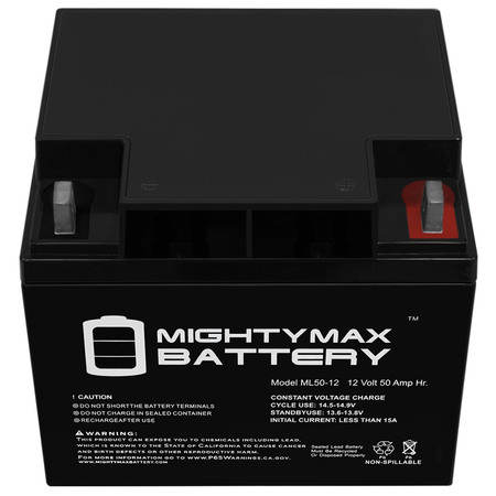 Mighty Max Battery 12V 50AH Replacement Battery for Uniwell SLA1161 ML50-126111